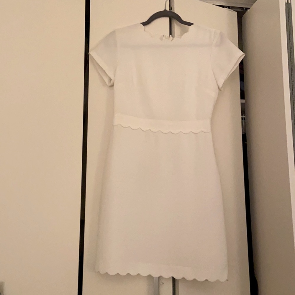 Club Monaco Scallop Mini Dress